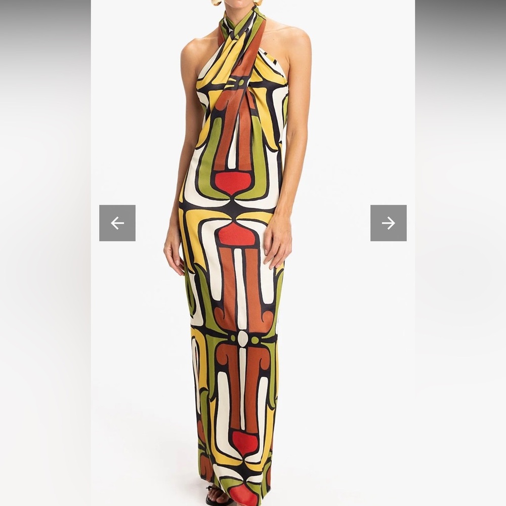 NWT CALA de la CRUZ Oliviera dress - Picture 2 of 12